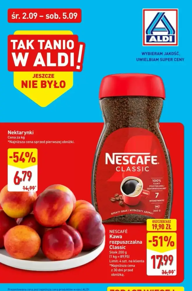 Okładka gazetki Aldi, ważna 2–5 wrzesień 2026