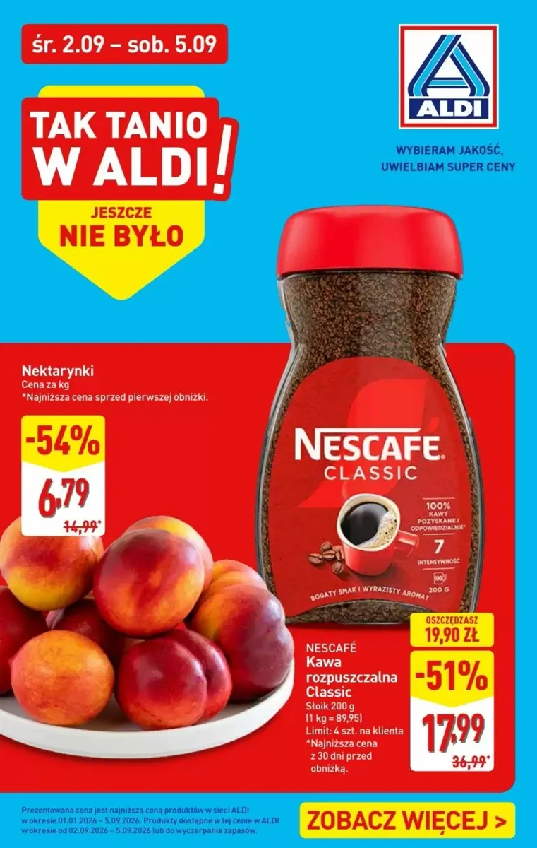 Gazetka Aldi, strona 1 z 2