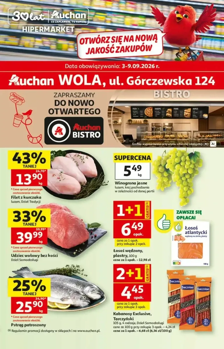 Gazetka Auchan, strona 1 z 4