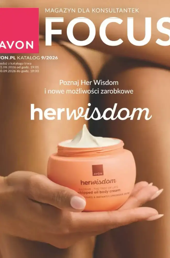 Okładka gazetki Avon, ważna 31 sierpnia 2026 – 30 września 2026