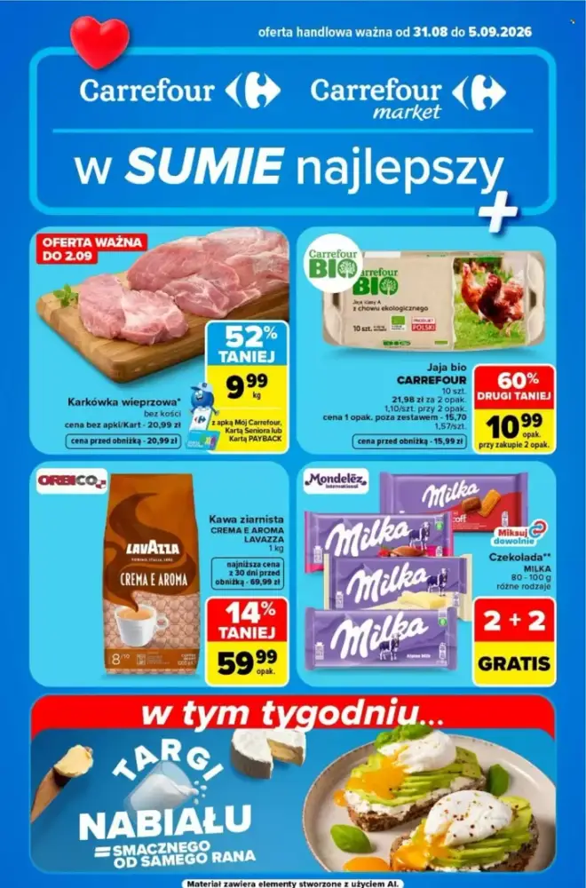 Okładka gazetki Carrefour, ważna 31 sierpnia 2026 – 5 września 2026
