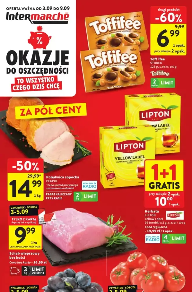 Okładka gazetki Intermarché, ważna 3–9 wrzesień 2026