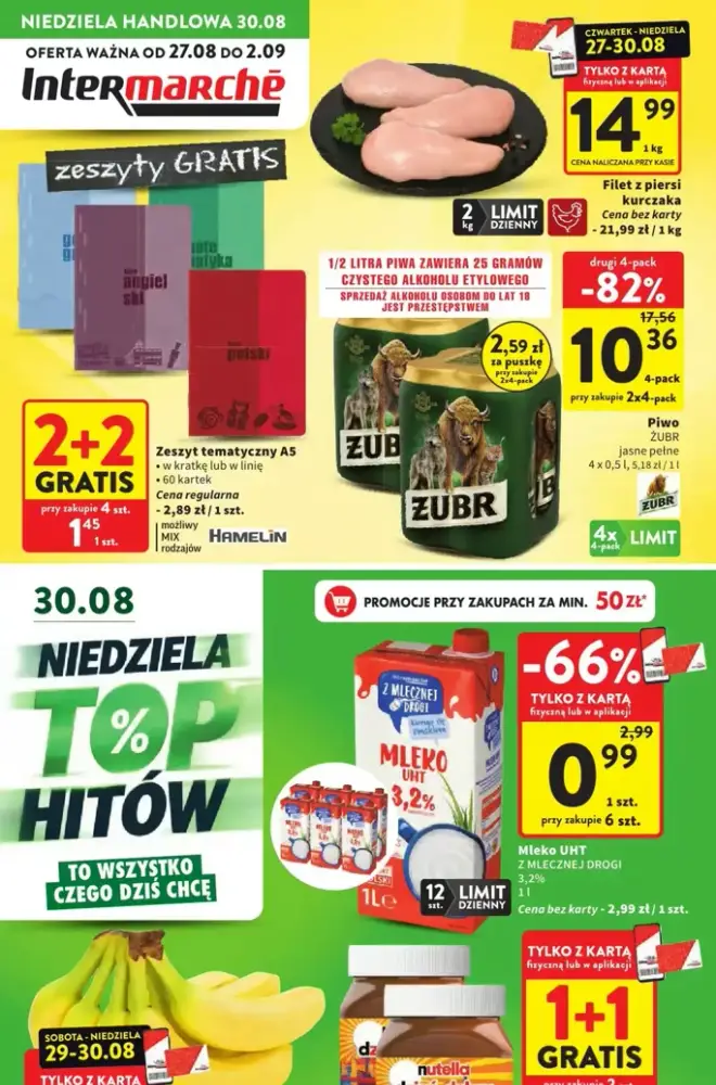 Okładka gazetki Intermarché, ważna 27 sierpnia 2026 – 2 września 2026