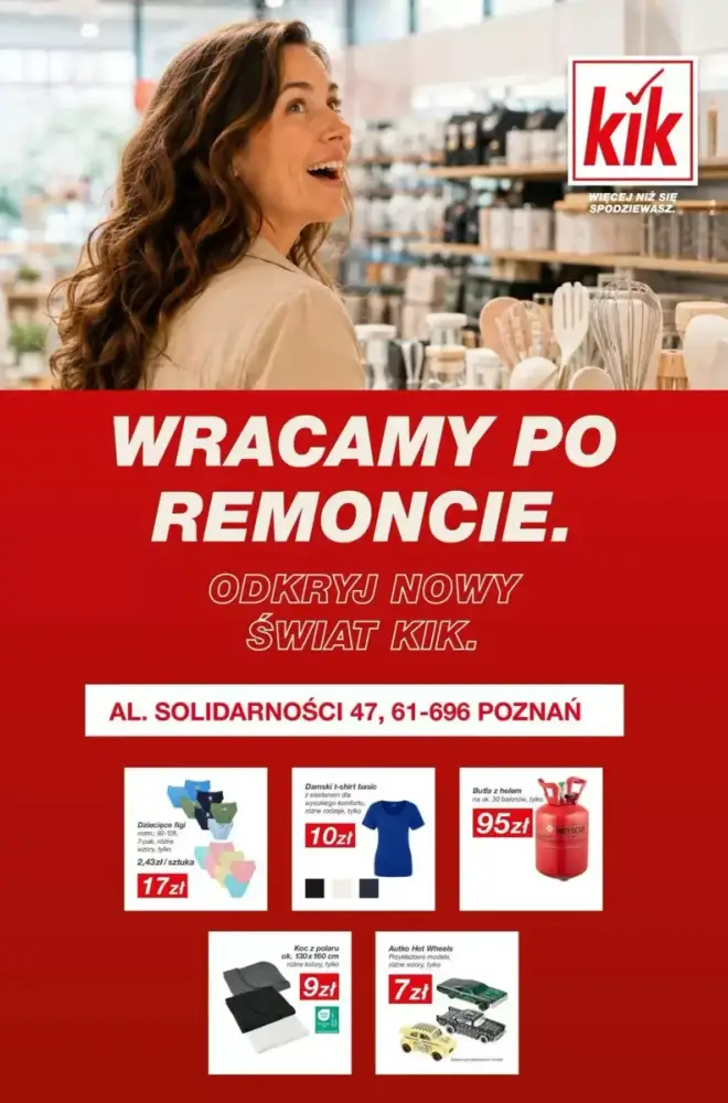 Okładka gazetki KiK, ważna 1–7 wrzesień 2026