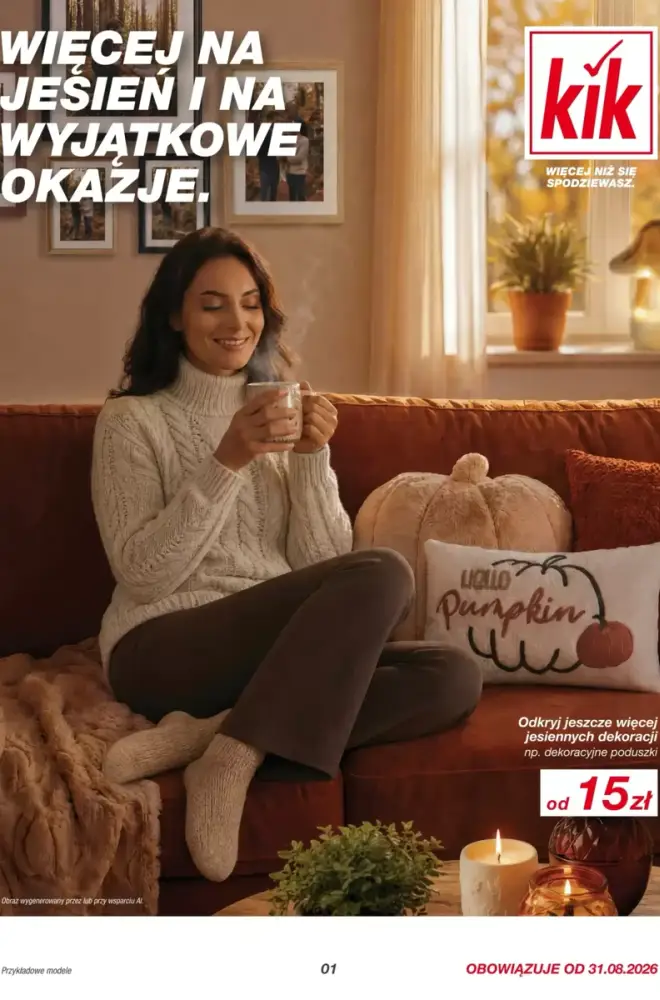 Okładka gazetki KiK, ważna 31 sierpnia 2026 – 18 września 2026