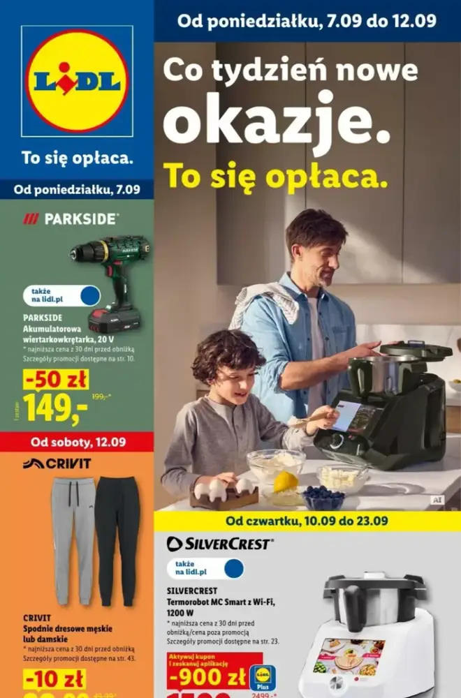 Okładka gazetki Lidl, ważna 7–12 wrzesień 2026