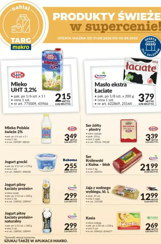 Okładka gazetki Makro, ważna 31 sierpnia 2026 – 5 września 2026