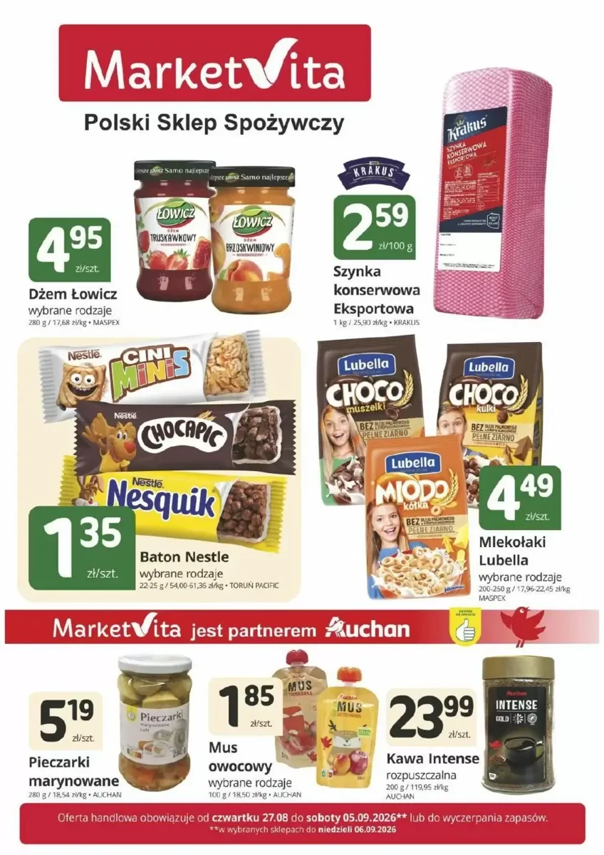 Gazetka Market Vita, strona 1 z 8