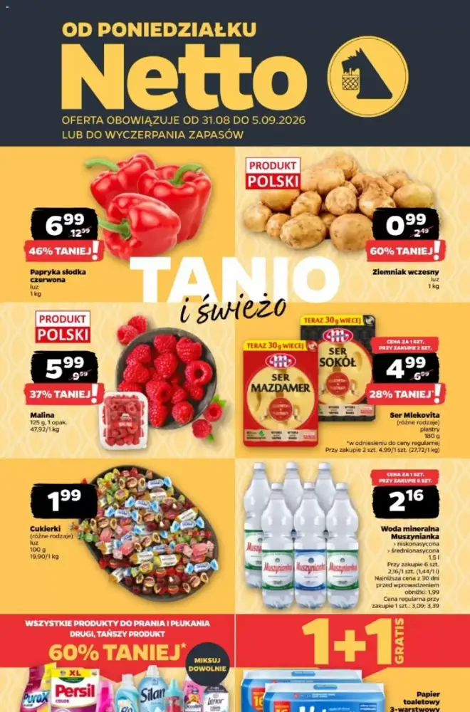 Okładka gazetki Netto, ważna 31 sierpnia 2026 – 5 września 2026