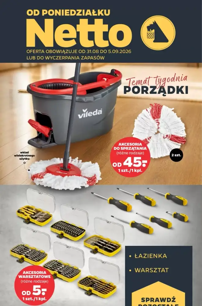 Okładka gazetki Netto, ważna 31 sierpnia 2026 – 5 września 2026