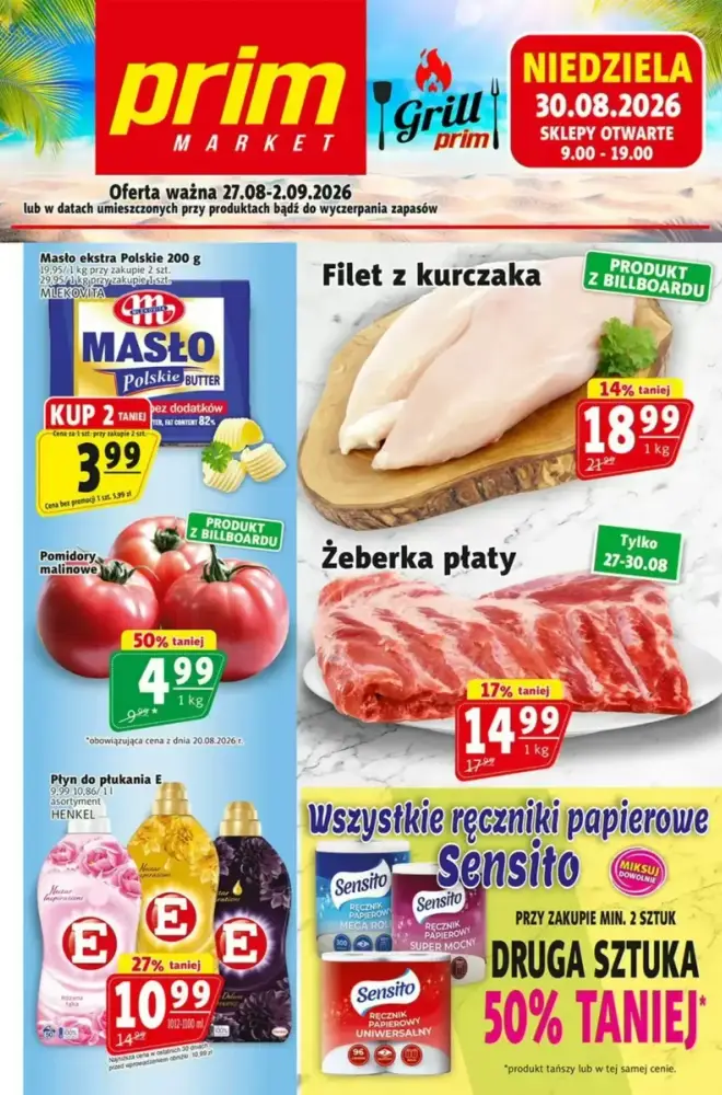 Okładka gazetki Prim Market, ważna 27 sierpnia 2026 – 2 września 2026