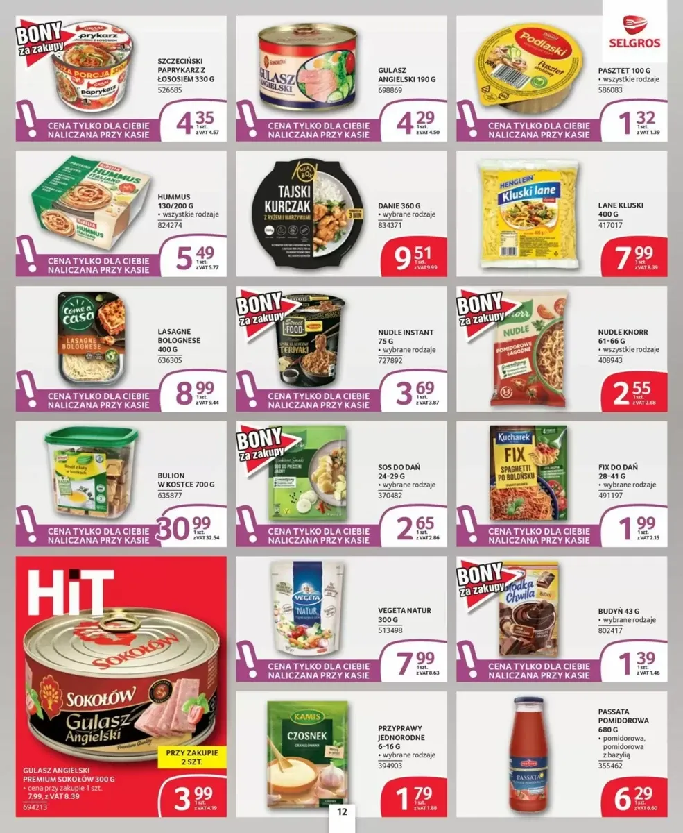 Gazetka Selgros, strona 12 z 39