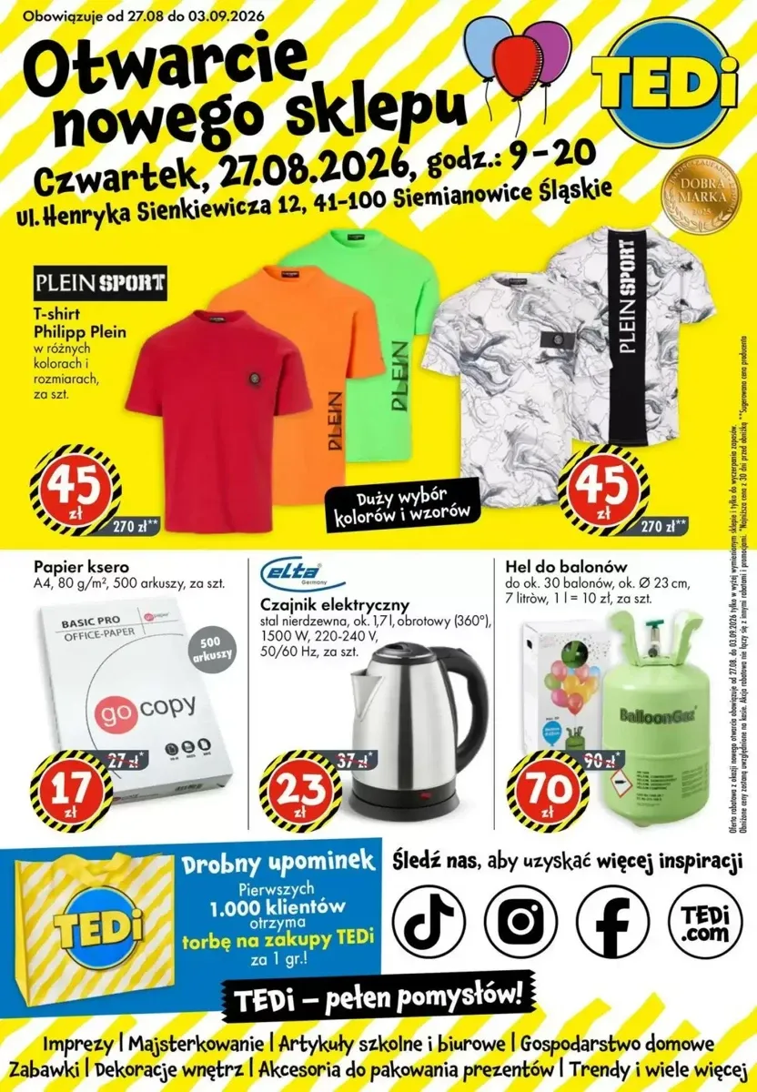 Gazetka Tedi, strona 1 z 17